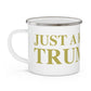 Just a kid from Trumbull Enamel Camping Mug