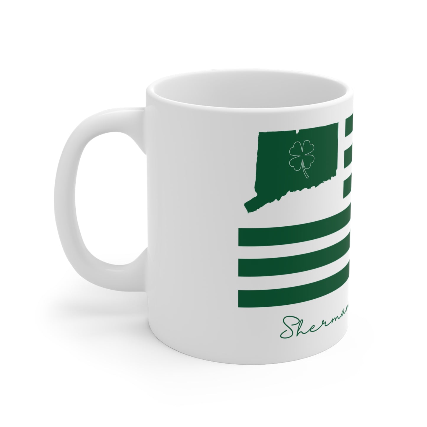 Sherman Connecticut St. Patrick’s Day Flag Mug 11oz