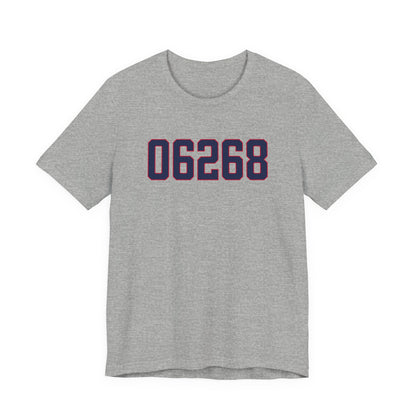 06268 Storrs Connecticut Zip Code Unisex Jersey Short Sleeve T-Shirt
