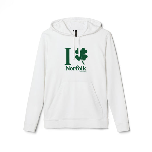 I Clover Norfolk adidas Unisex Fleece Hoodie