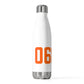 06877 Ridgefield Connecticut Zip Code 20oz Insulated Bottle