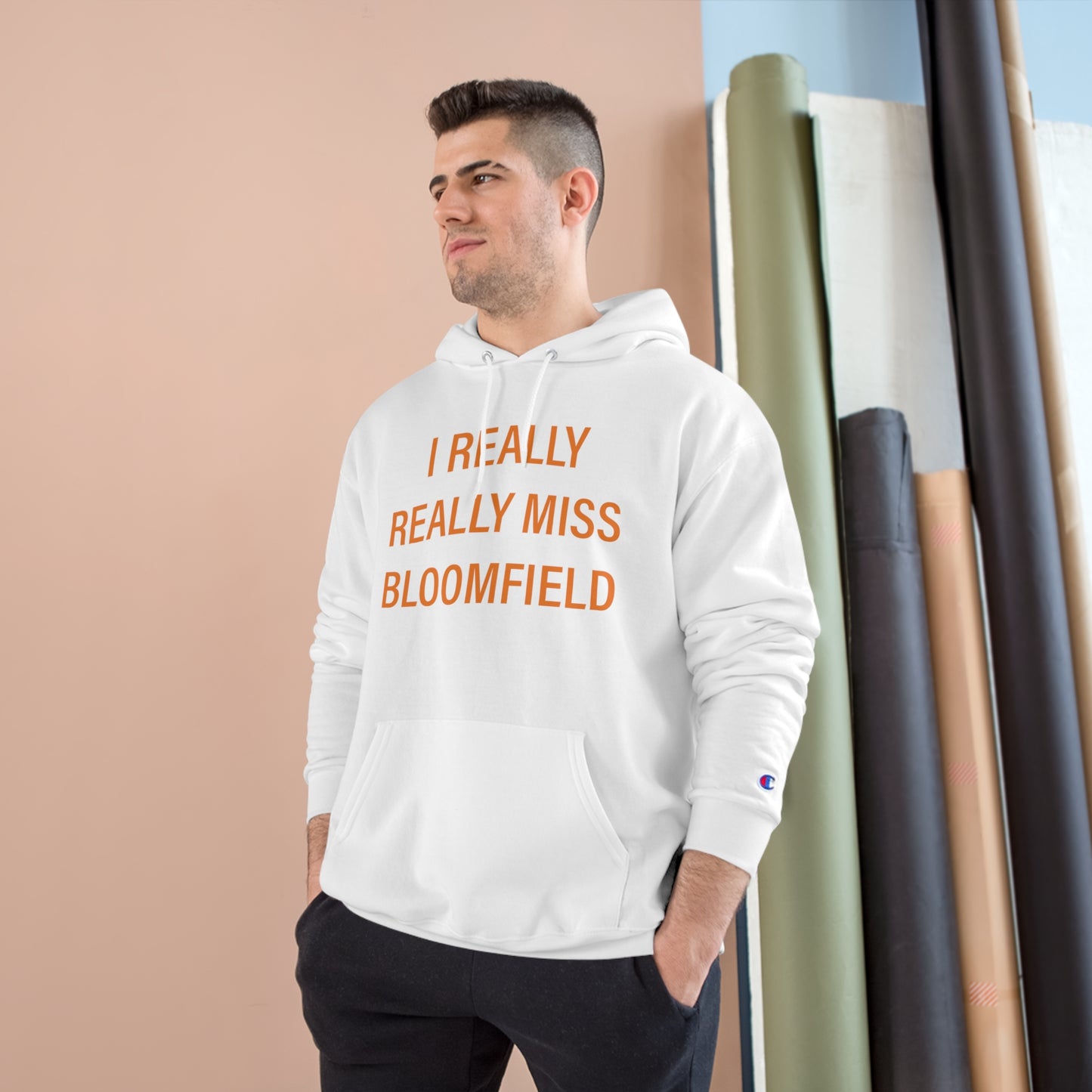 I Really Really Miss Bloomfield Champion Hoodie