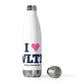 I Heart WLTN 20oz Insulated Bottle