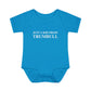 Just a kid from Trumbull  Infant Baby Rib Bodysuit
