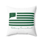 Bethany Connecticut St. Patrick's Day Spun Polyester Square Pillow