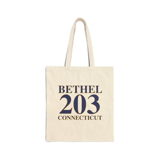 Bethel 203 Connecticut  Cotton Canvas Tote Bag