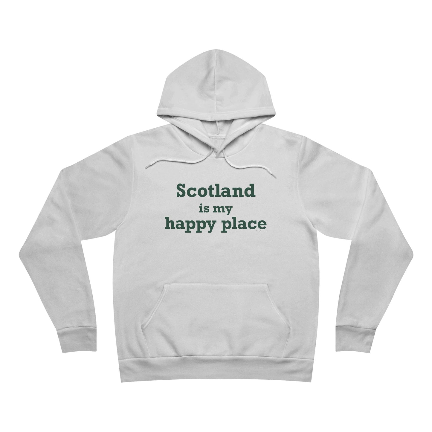 Scotland is My Happy Place Unisex Sponge Fleece Pullover Hoodie