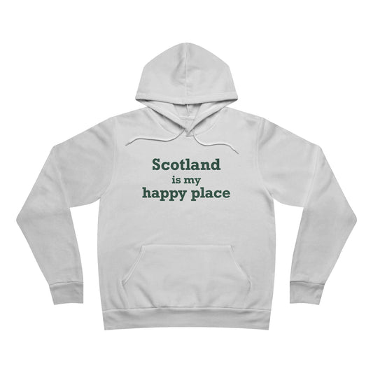 Scotland is My Happy Place Unisex Sponge Fleece Pullover Hoodie