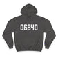 06840 New Canaan CT Zip Code Champion Hoodie Sweatshirt