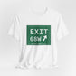 Vintage Exit 68W WCP Sign Unisex Jersey Short Sleeve T-Shirt