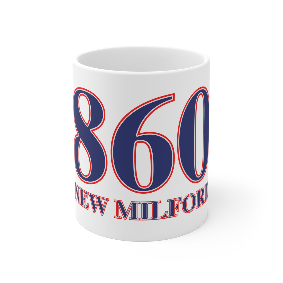 New Milford Red, White & Blue Mug 11oz