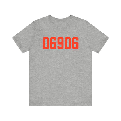 06906 Stamford Connecticut Zip Code Unisex Jersey Short Sleeve T-Shirt