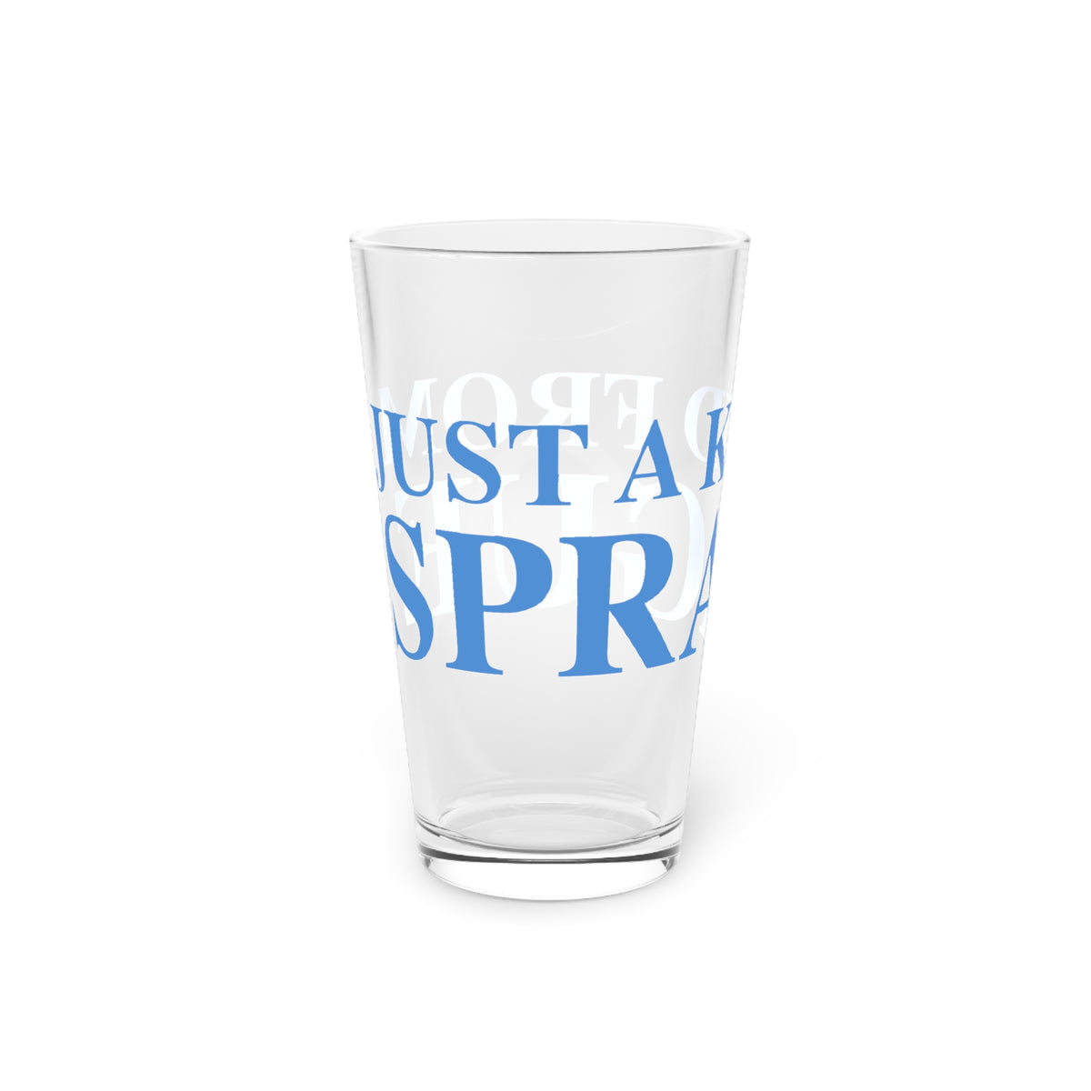 Just a kid from Sprague Pint Glass, 16oz