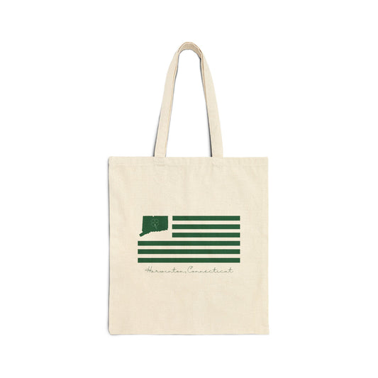 Harwinton Connecticut St. Patrick’s Day Flag Cotton Canvas Tote Bag