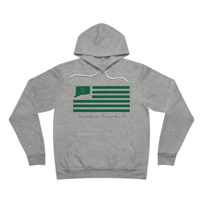 Woodstock Connecticut St. Patrick’s Day Flag Unisex Sponge Fleece Pullover Hoodie