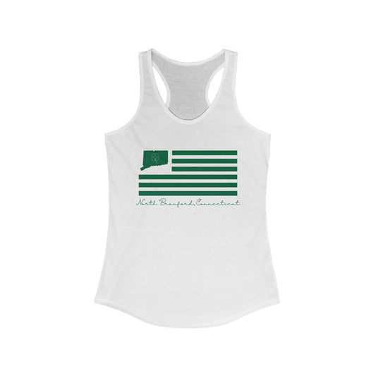 North Branford Connecticut St. Patrick’s Day Flag Women's Ideal Racerback Tank Top