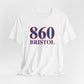 860 Bristol Red White & Blue Unisex Jersey Short Sleeve T-Shirt