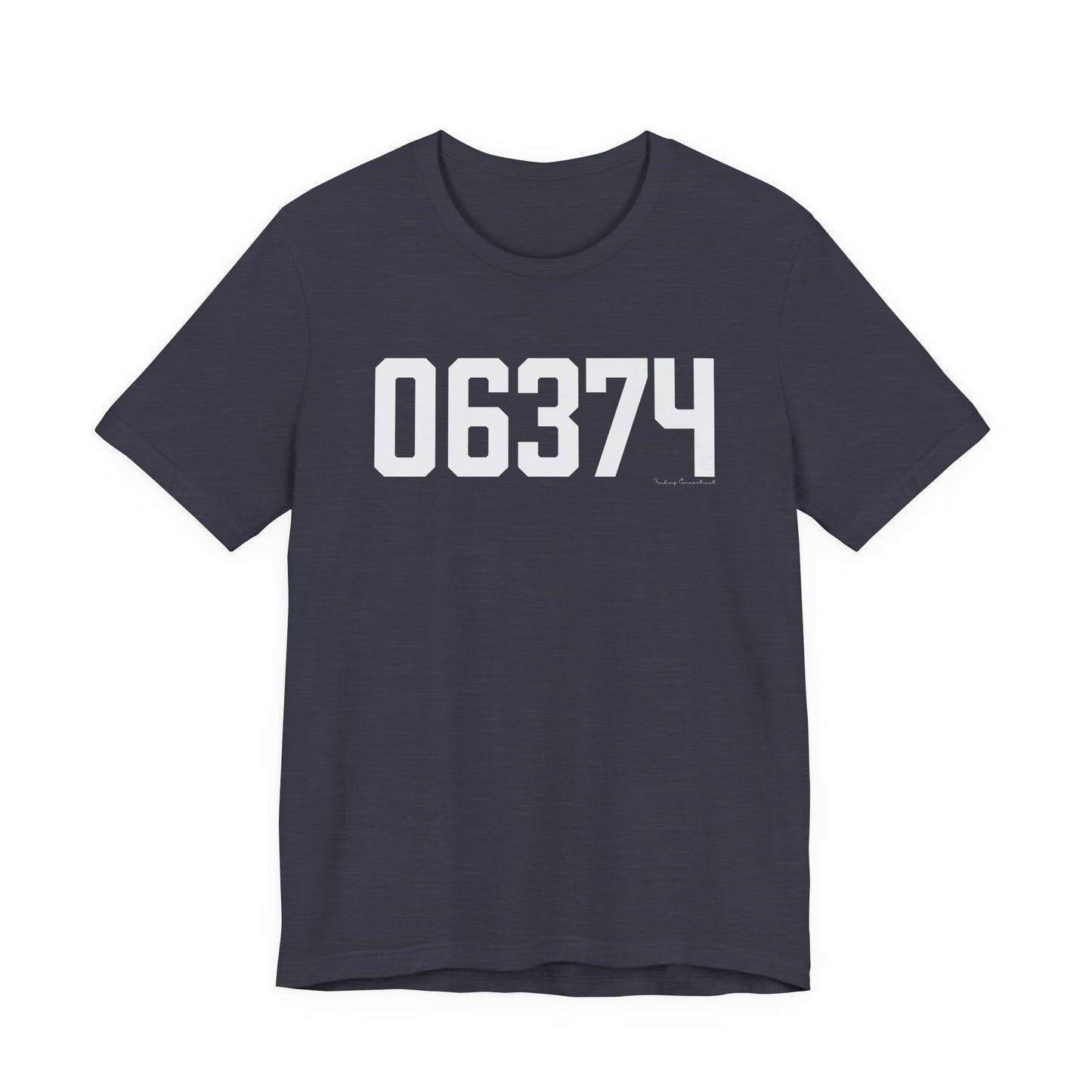 06374 Plainfield CT Zip Code Unisex Jersey Short Sleeve T-Shirt