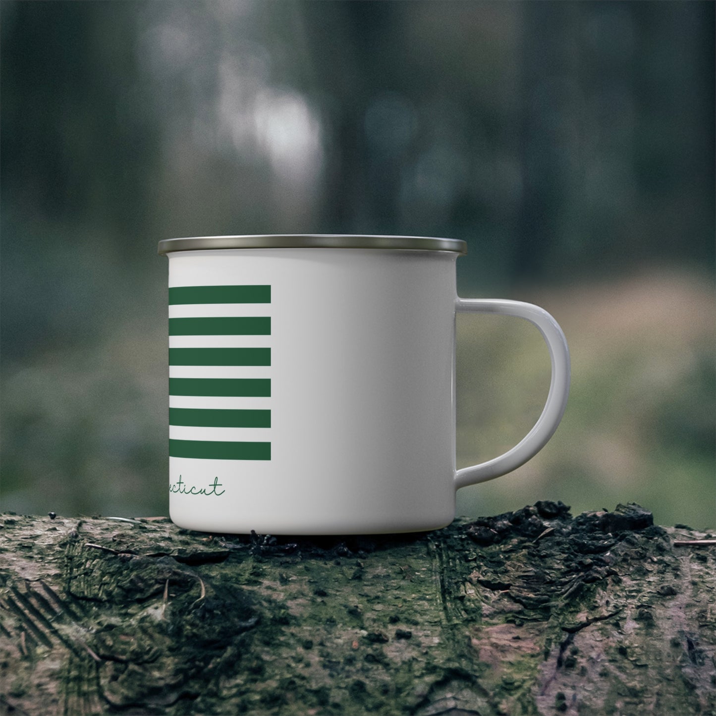Hebron Connecticut St. Patrick’s Day Flag Enamel Camping Mug