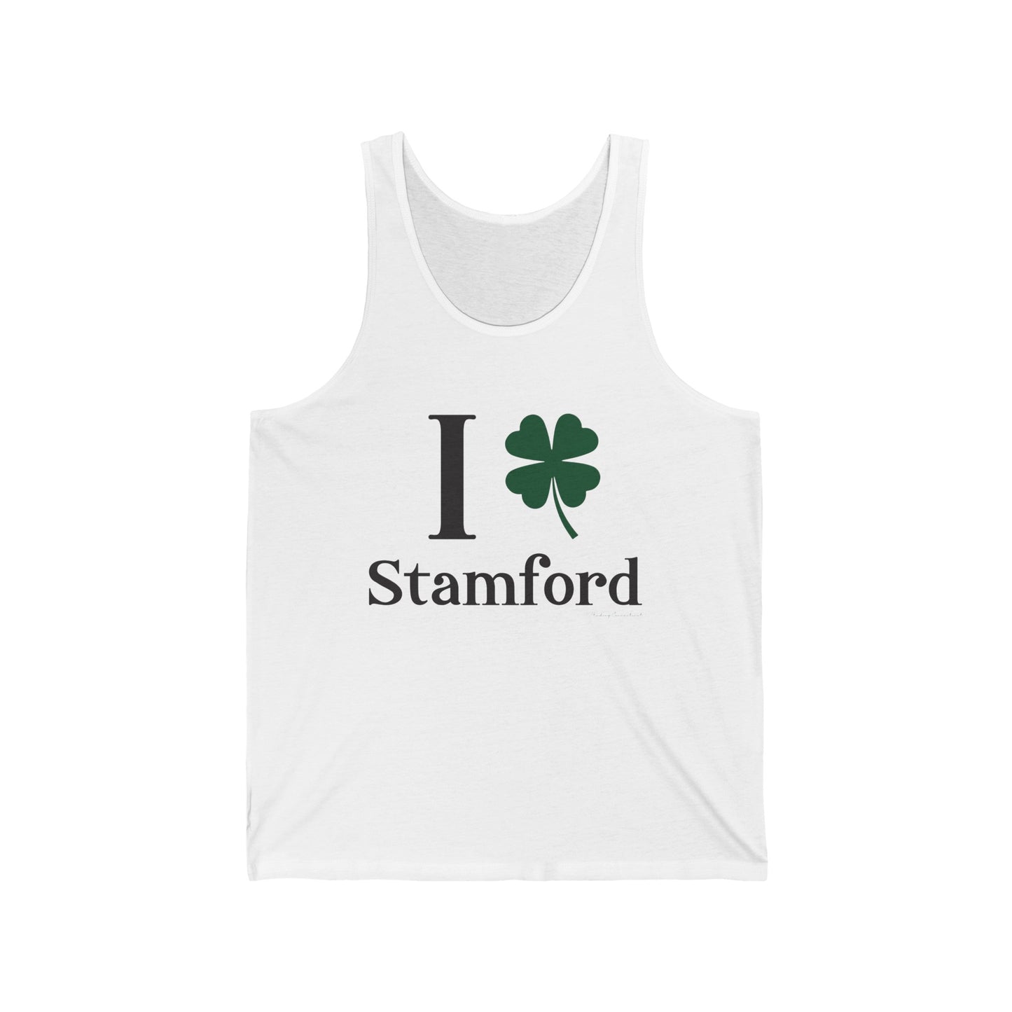 I Clover Stamford Unisex Jersey Tank