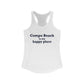 Compo Beach Is My Happy Place  Women's Ideal Racerback Tank Top
