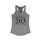 Prospect 203 Connecticut Women's Ideal Racerback Tank Top
