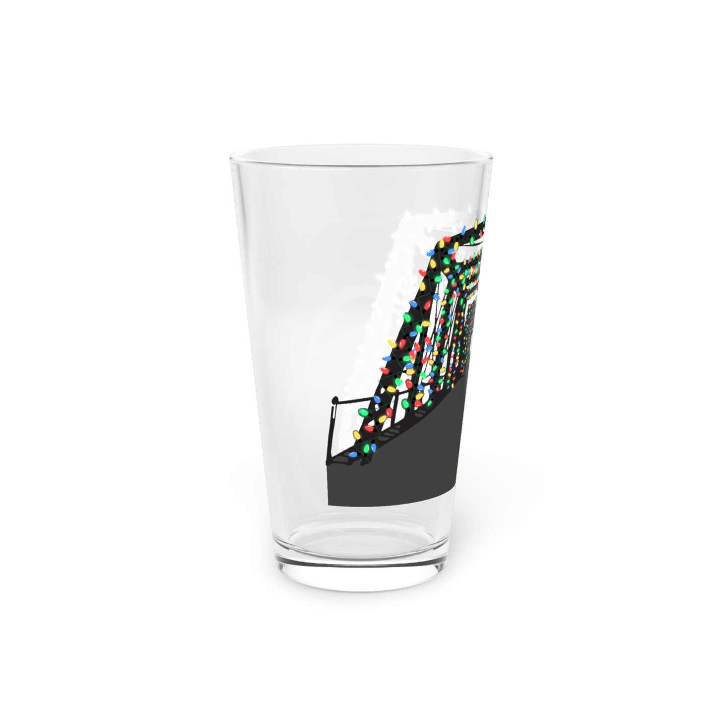 Saugatuck Bridge Lights  Pint Glass, 16oz