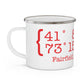 Fairfield Coordinates Enamel Camping Mug