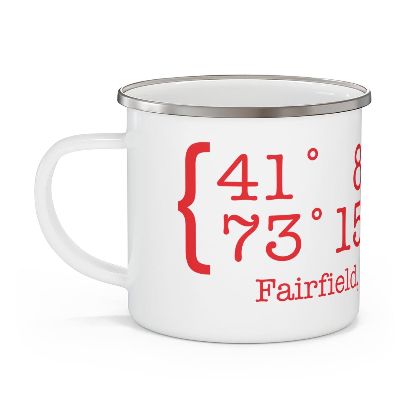 Fairfield Coordinates Enamel Camping Mug