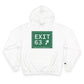 Vintage Exit 63 WCP Sign Champion Hoodie