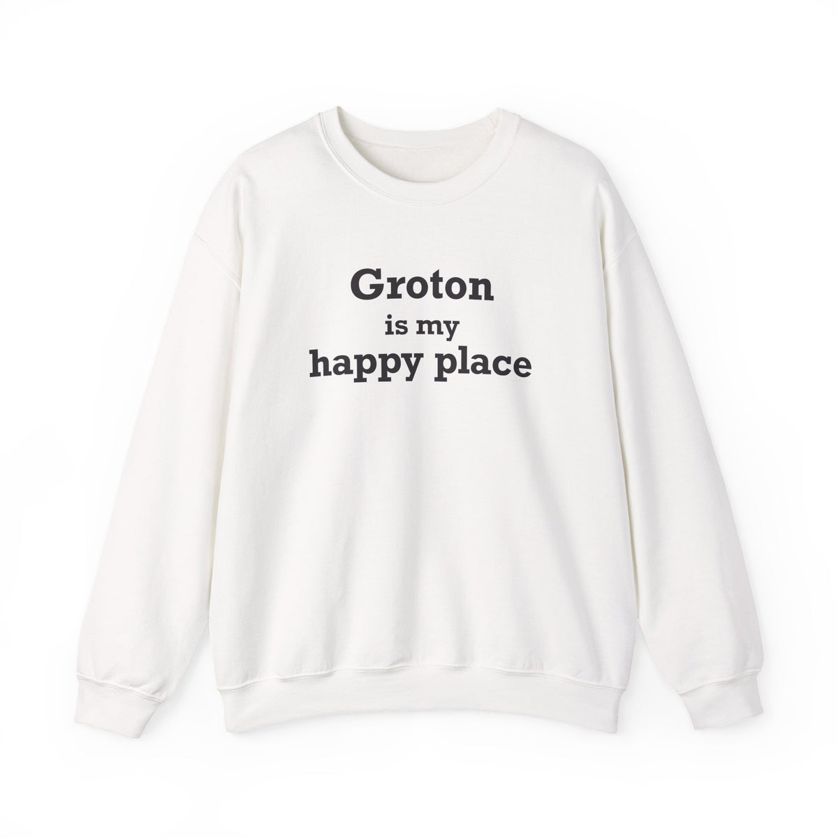 Groton is My Happy Place Unisex Heavy Blend™ Crewneck Sweatshirt