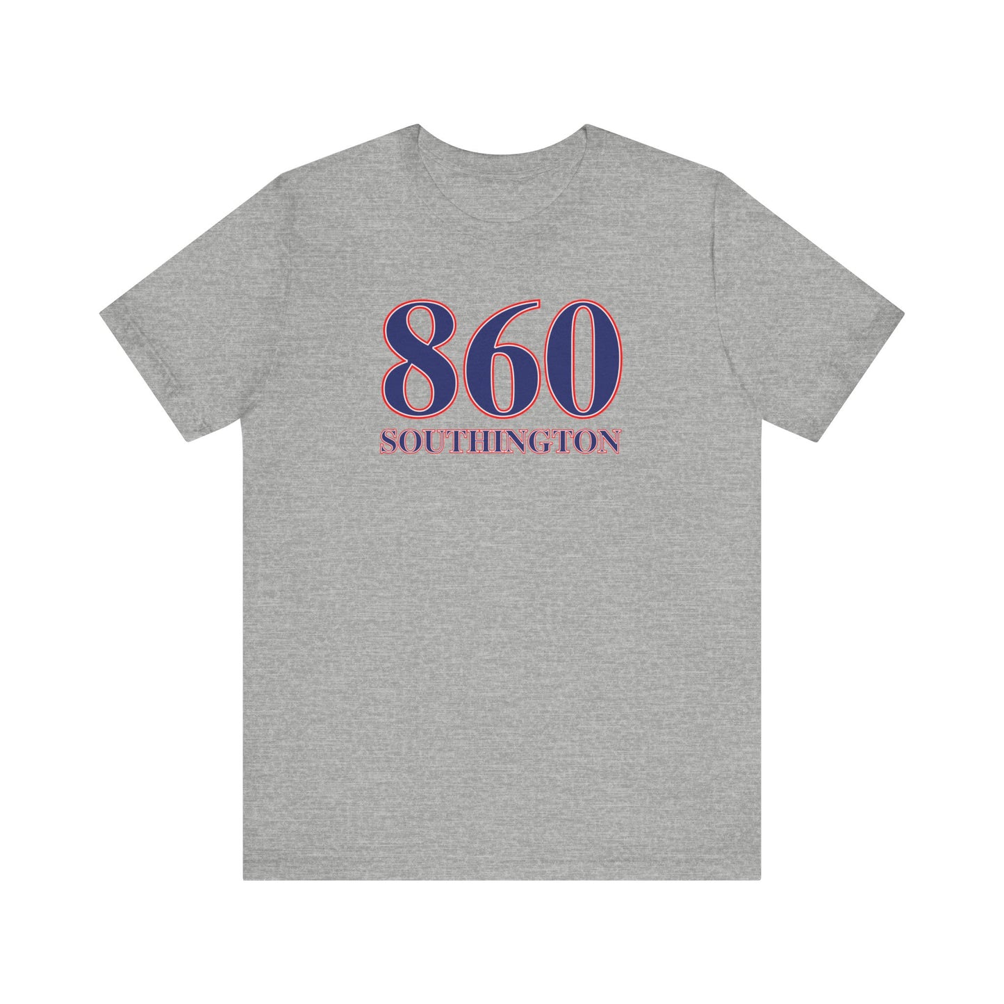 860 Southington Red White & Blue Unisex Jersey Short Sleeve T-Shirt