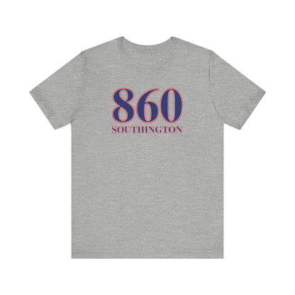 860 Southington Red White & Blue Unisex Jersey Short Sleeve T-Shirt