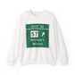 Vintage Merritt Parkway Exit 42 Sign Unisex Heavy Blend™ Crewneck Sweatshirt