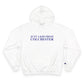 Just a kid from Colchester Champion Hoodie