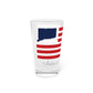 Ashford Connecticut Flag Pint Glass, 16oz