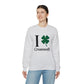 I Clover Cromwell  Unisex Heavy Blend™ Crewneck Sweatshirt (black)