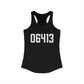 06413 Clinton CT Zip Code Women's Ideal Racerback Tank Top