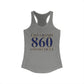 East Granby 860 Connecticut Women's Ideal Racerback Tank Top