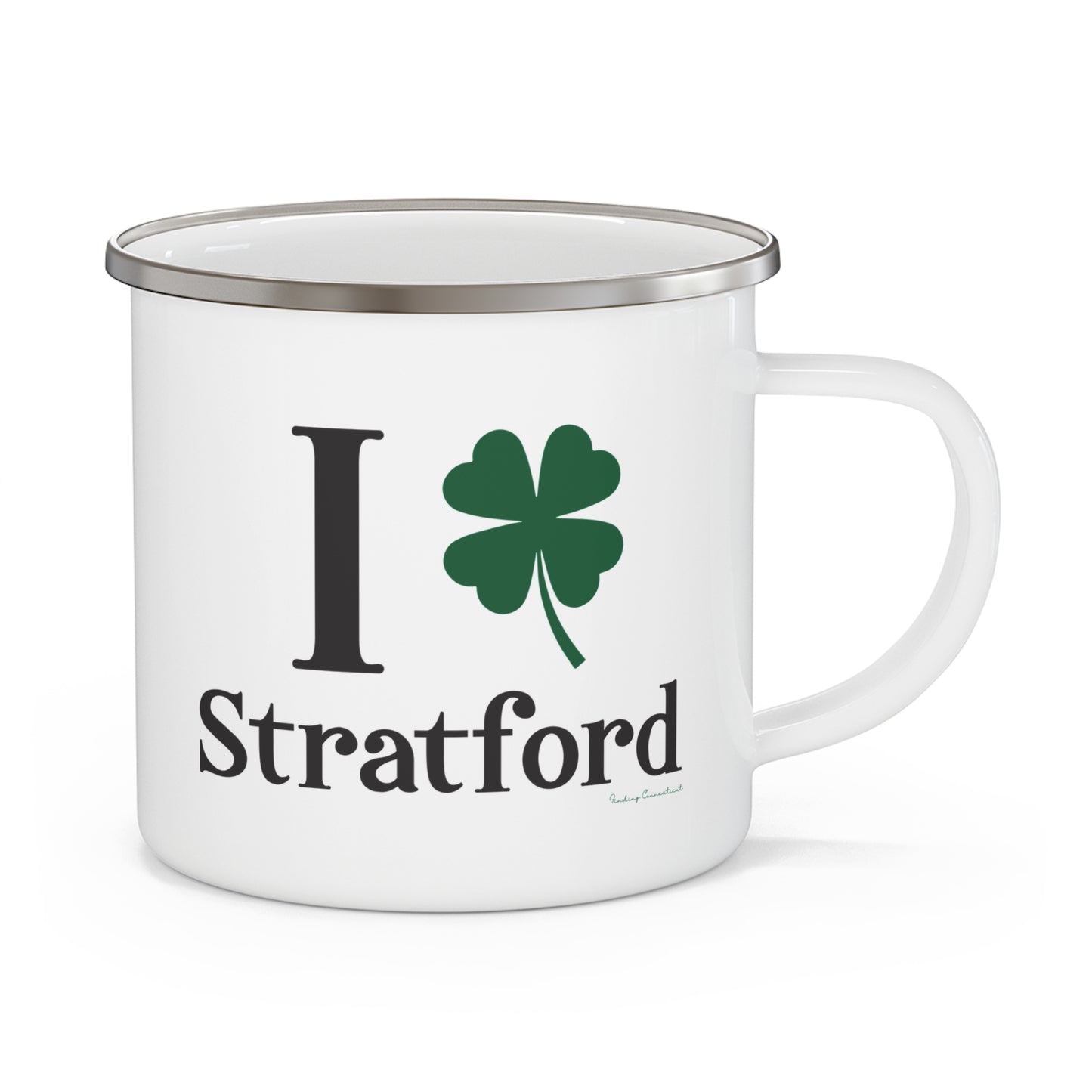 I Clover Stratford Enamel Camping Mug