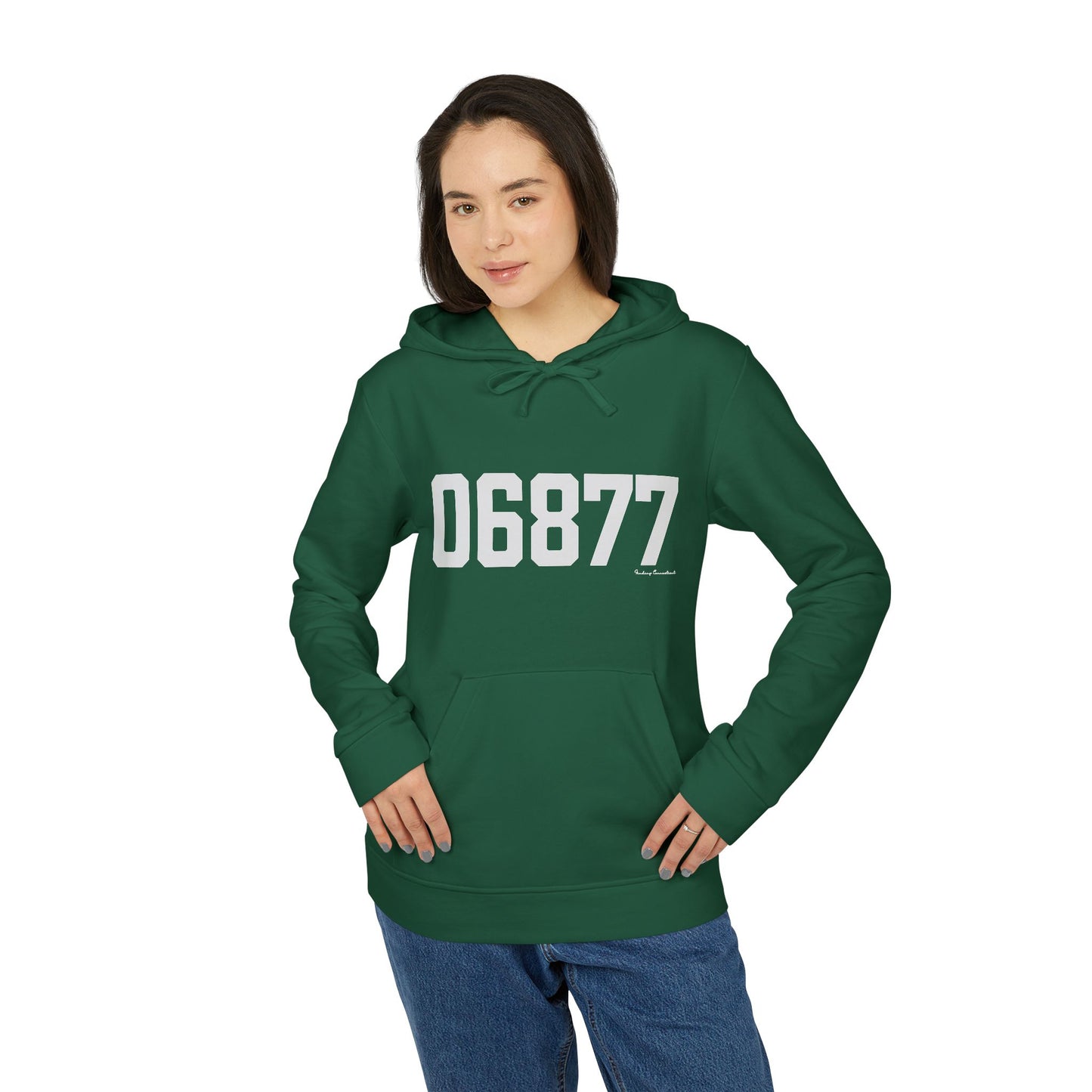 06877 Ridgefield CT Zip Code adidas Unisex Fleece Hoodie Sweatshirt