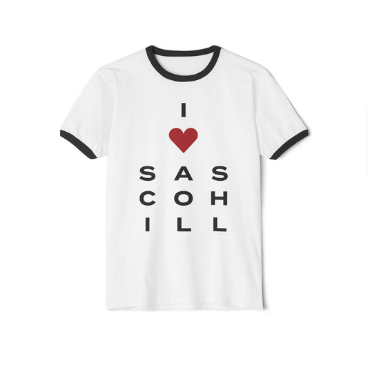 Sasco Hill Vision Unisex Cotton Ringer T-Shirt
