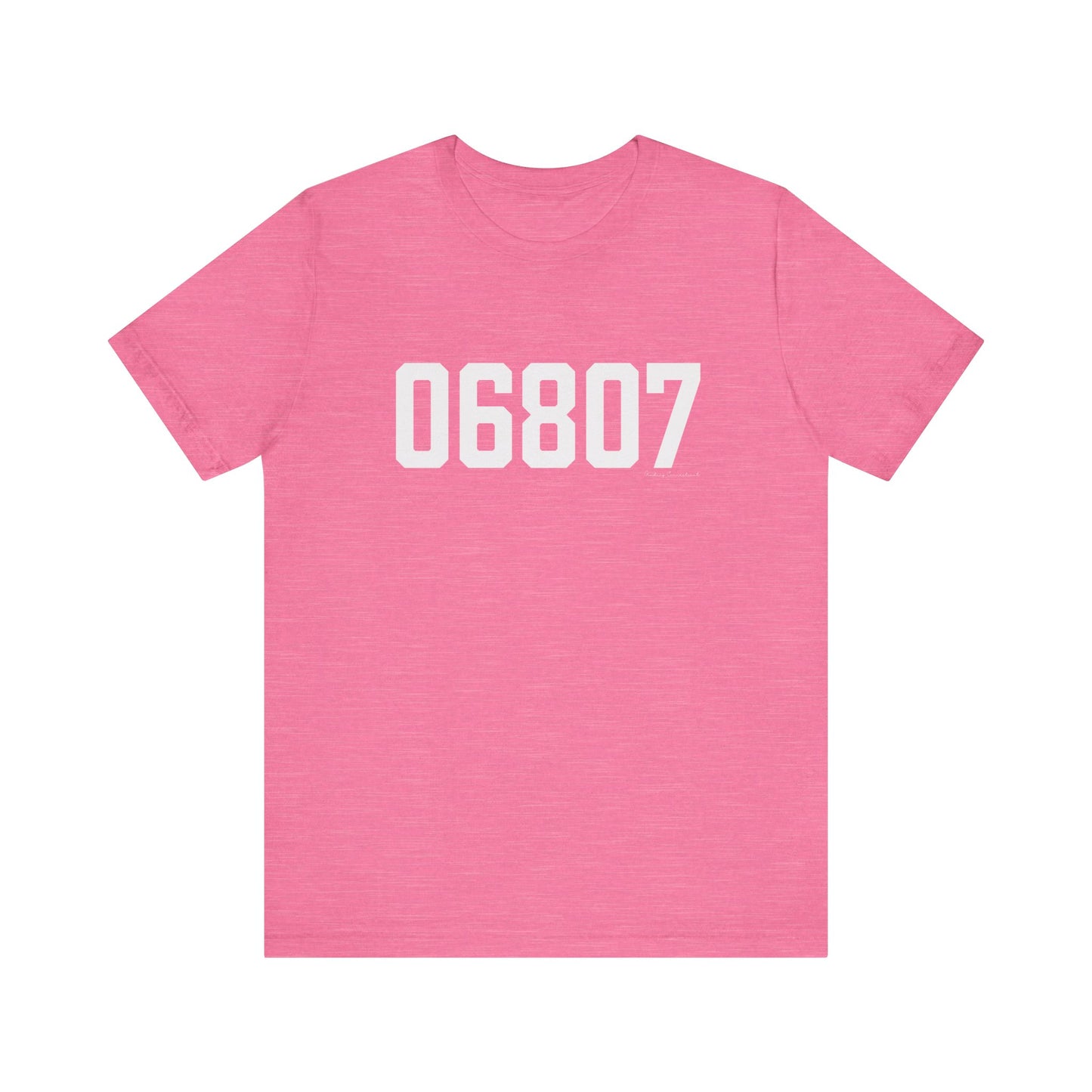 06807 - Greenwich CT Zip Code Unisex Jersey Short Sleeve T-Shirt