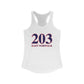 203 East Norwalk Red, White & Blue Women's Ideal Racerback Tank Top