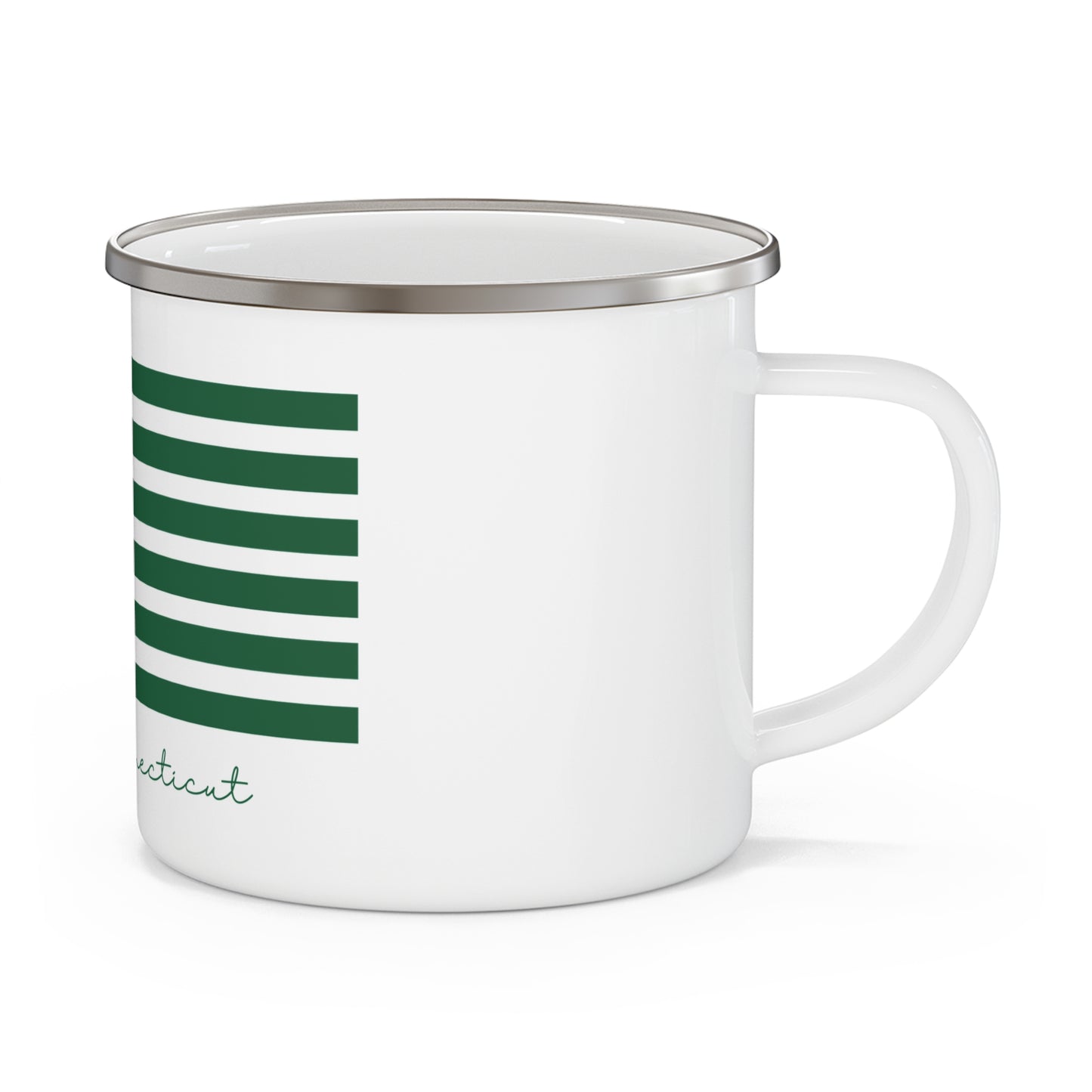 Union Connecticut St. Patrick’s Day Flag Enamel Camping Mug