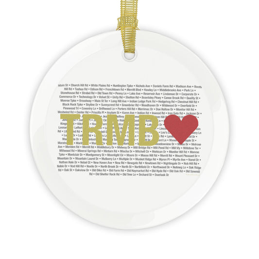 Trumbull Love Glass Ornaments
