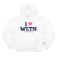 I Heart WLTN Champion Hoodie