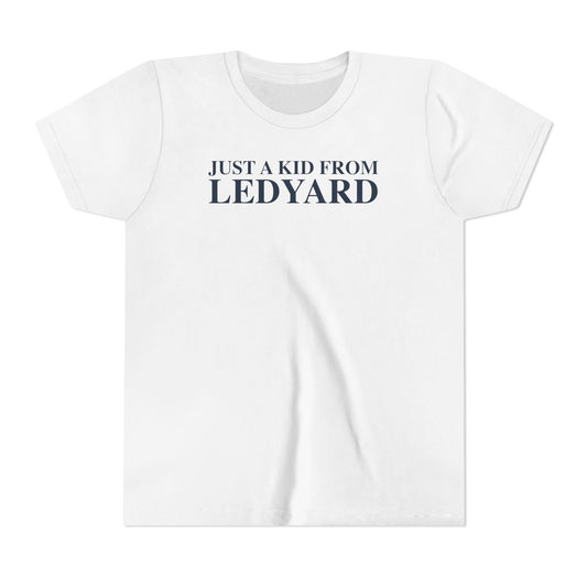 Just a kid from Ledyard Youth Short Sleeve T-Shirt