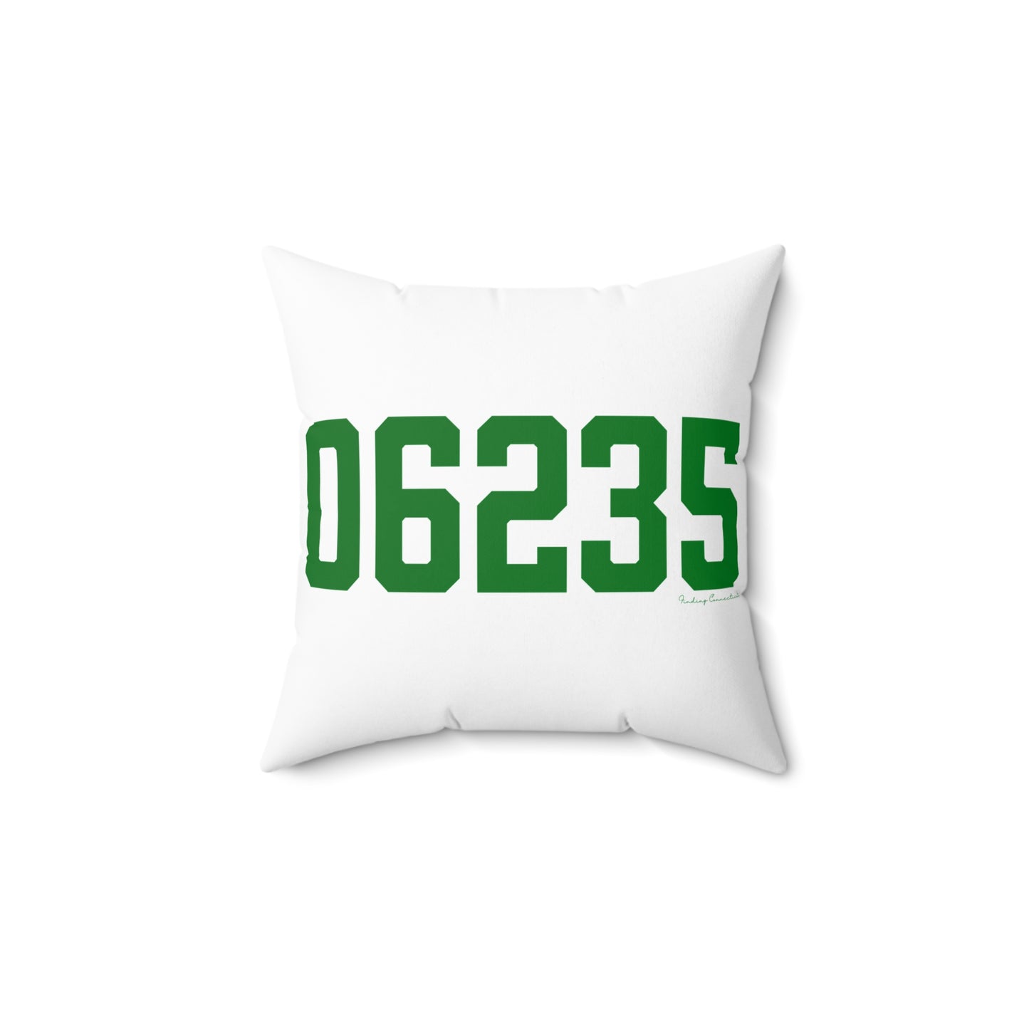 06235 Chaplin Connecticut Zip Code Spun Polyester Square Pillow