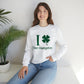 I Clover East Hampton (green) Unisex Heavy Blend™ Crewneck Sweatshirt